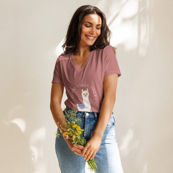 Women’s relaxed v-neck t-shirt - Image 6