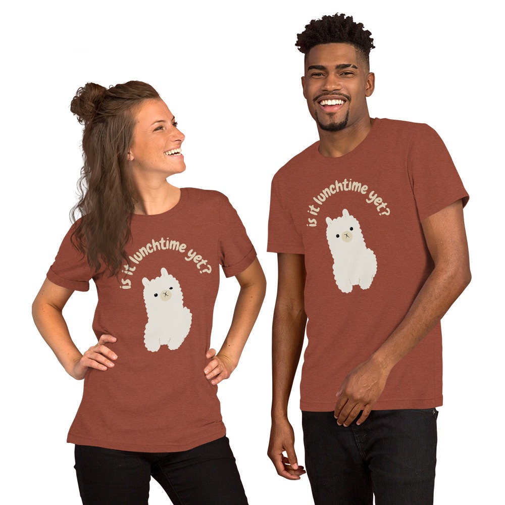 Is it Lunchtime Yet? Unisex t-shirt - Image 5