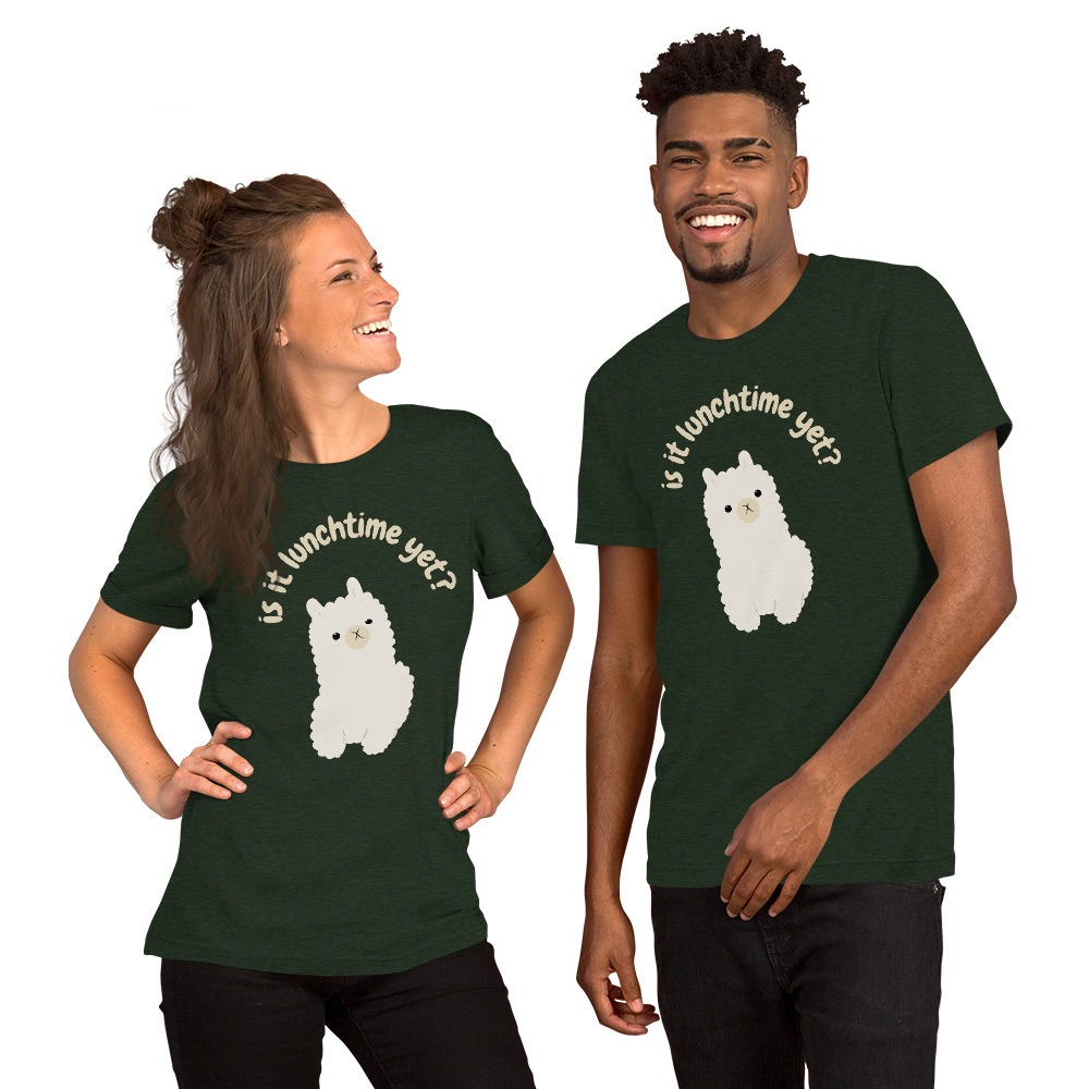 Is it Lunchtime Yet? Unisex t-shirt - Image 2