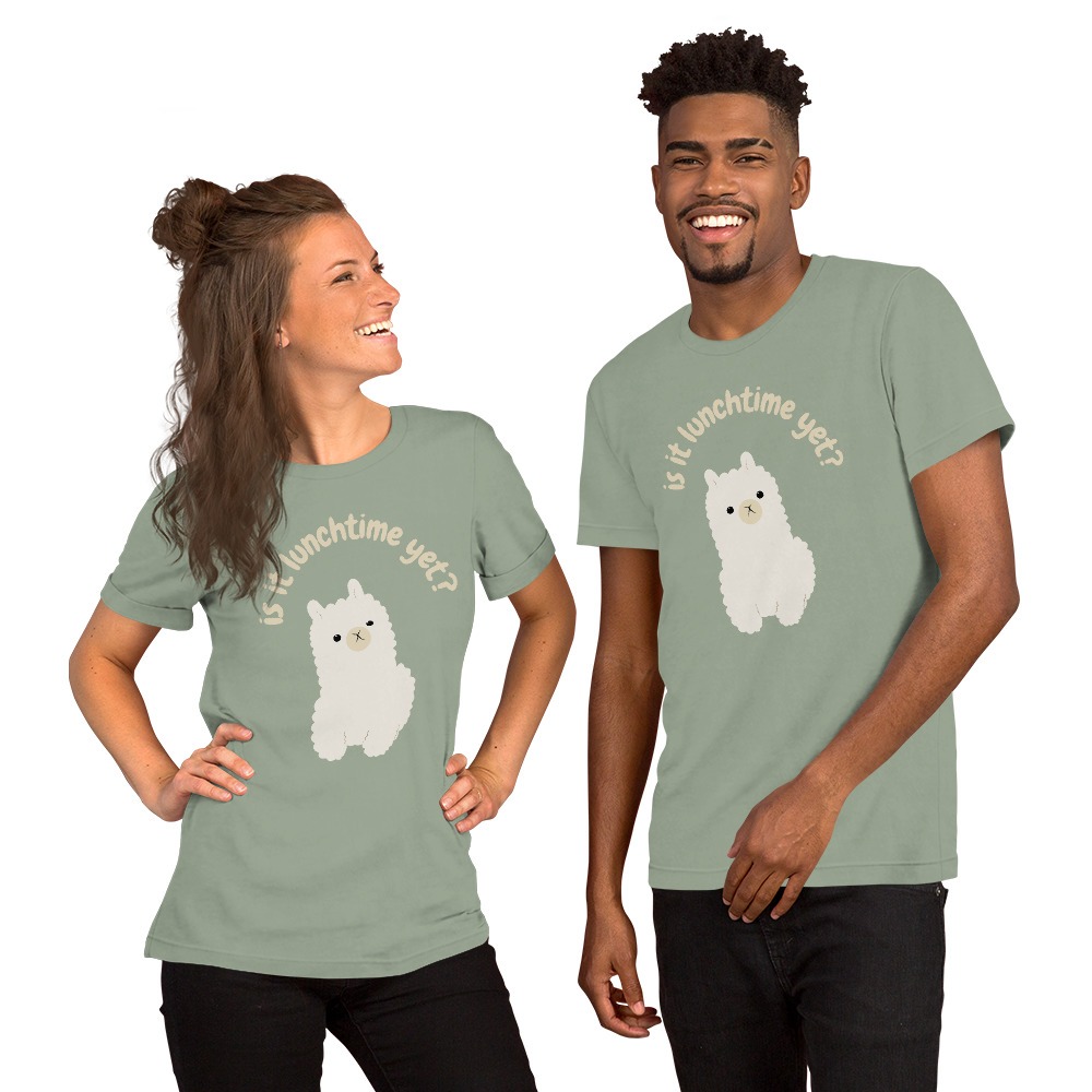 Is it Lunchtime Yet? Unisex t-shirt - Image 11